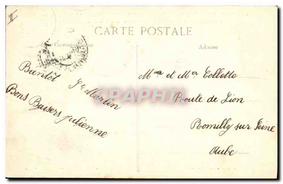 CPA Publicite Assurance La Glaneuse Rue de Rivoli Paris  — Verso