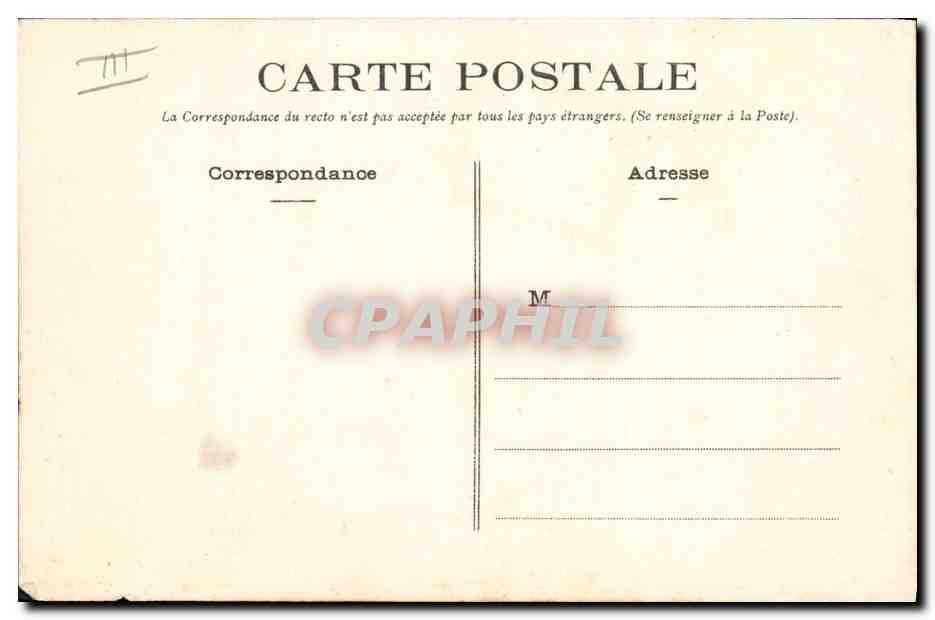 CPA Publicite Christi — Rückseite