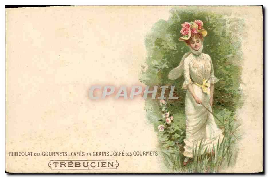 CPA Publicite Trebucien Chocolat
