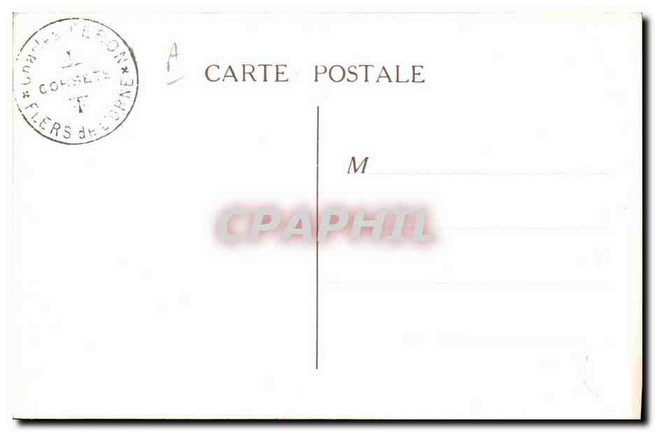 CPA Publicite Les corsets Au Cachet Enfants Le Simplex Le Minerve — Verso