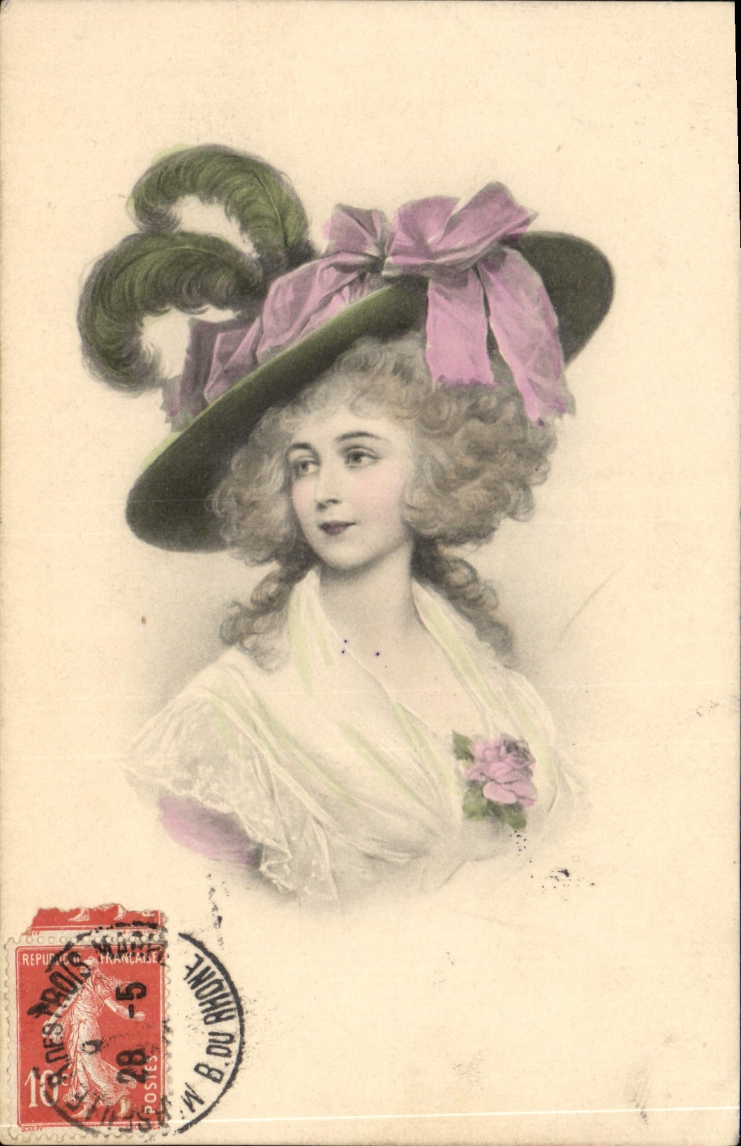 CPA Fantaisie Femme Illustrateur 