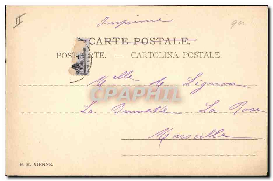 CPA Fantaisie Femme Illustrateur  — Verso