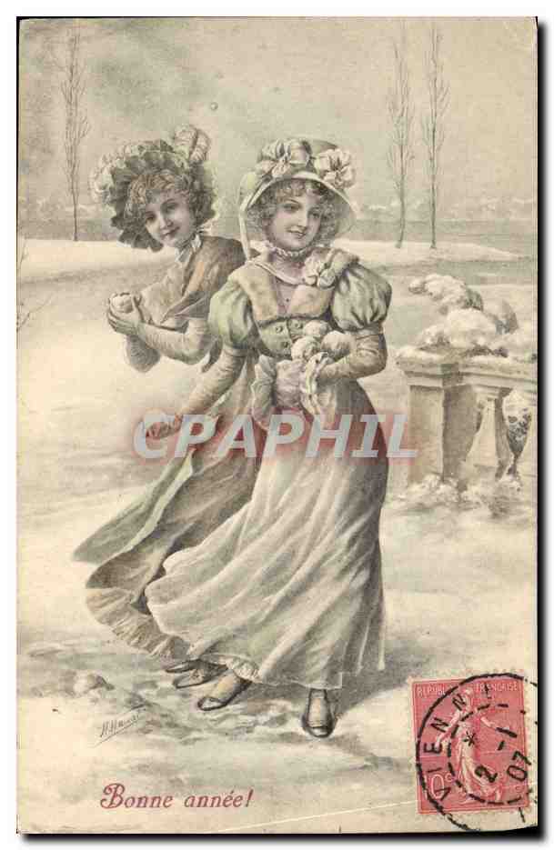 CPA Fantaisie Femmes Illustrateur 