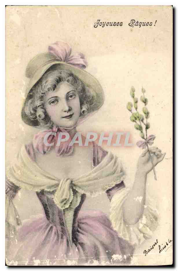 CPA Fantaisie Femme Illustrateur 