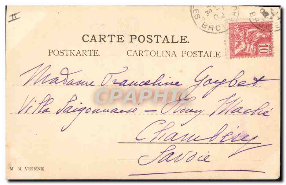 CPA Fantaisie Femme Illustrateur Enfant — Rückseite
