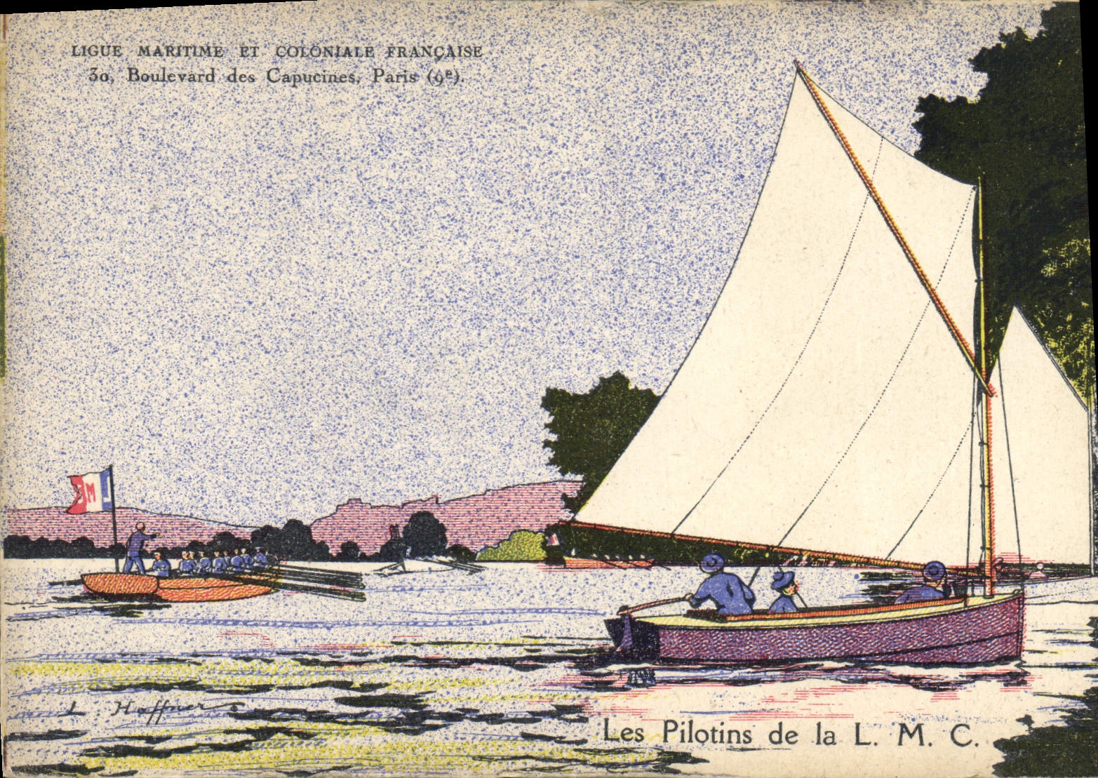 Les Pilotins de la L.M.C. — Ligue Maritime et Coloniale Française — Hoffner