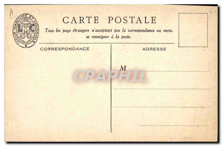 CPA Illustrateur Haffner Bateau de guerre Croiseurs Type Duguay Trouin  — Verso