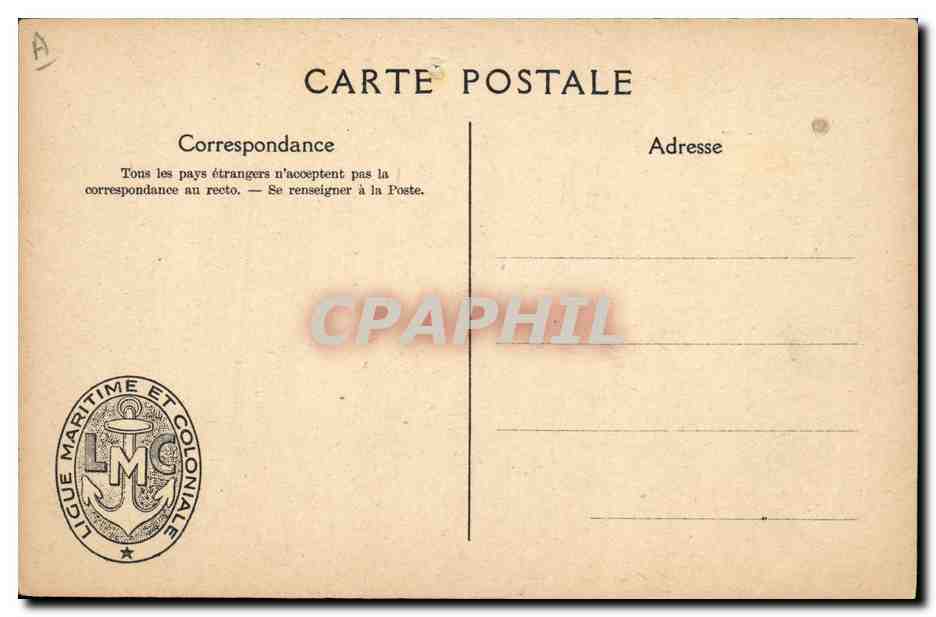 Yachts de Course à Voile — Ligue Maritime et Coloniale Française — 30, Boulevard des Capucines, Paris (9e) — Rückseite