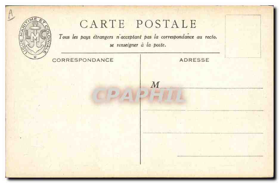 CPA Illustrateur Haffner Bateau Les pilotins au camp LMC de Bouafles les Andelys  — Back