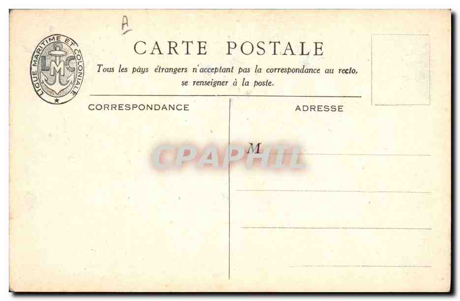 CPA Illustrateur Haffner Bateau Vapeur colonial de riviere  — Back