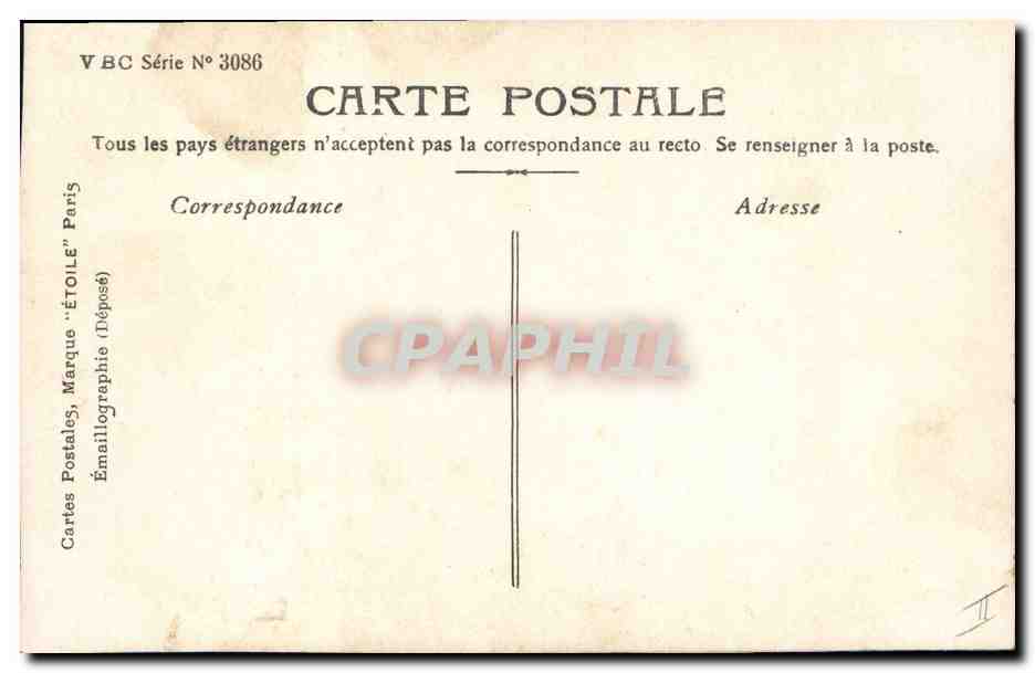 CPA Fantaisie Fleurs  — Rückseite