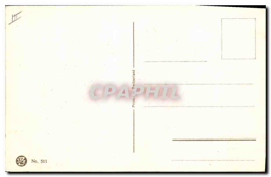 CPA Fantaisie Fleurs  — Verso