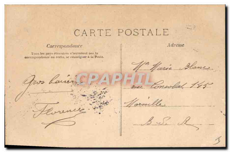CPA Fantaisie Fleurs Femme L'aubepine — Rückseite