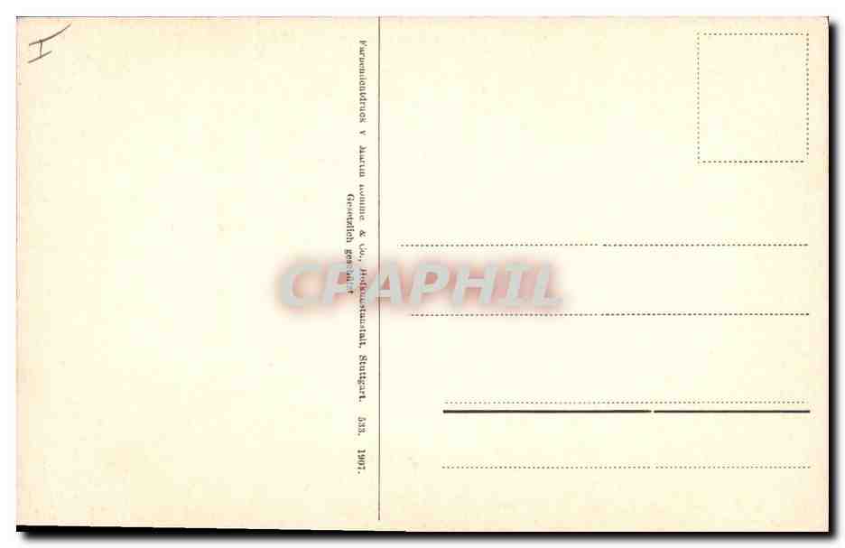 CPA Fantaisie Fleurs  — Rückseite