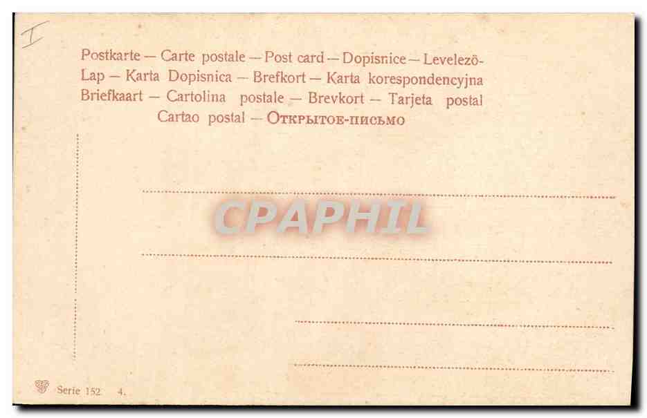 CPA Fantaisie Fleurs  — Rückseite