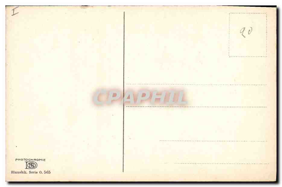 CPA Fantaisie Fleurs  — Rückseite