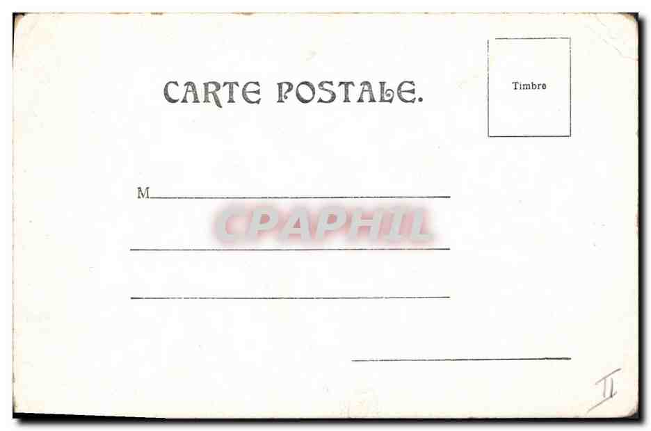 CPA Fantaisie Fleurs  — Verso