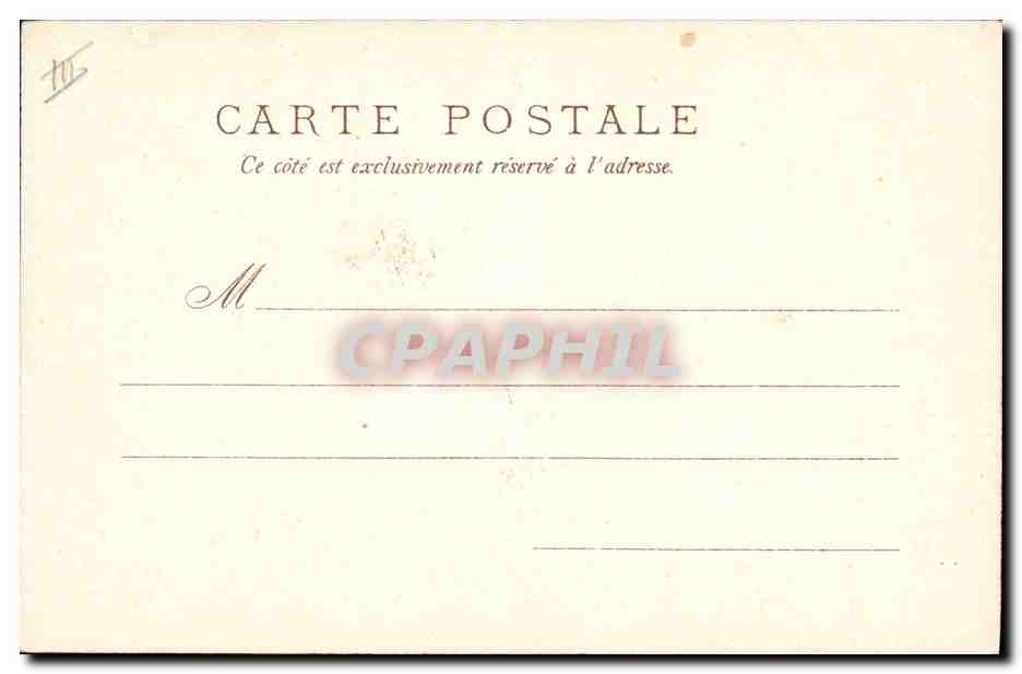 CPA Fantaisie Fleurs  — Verso