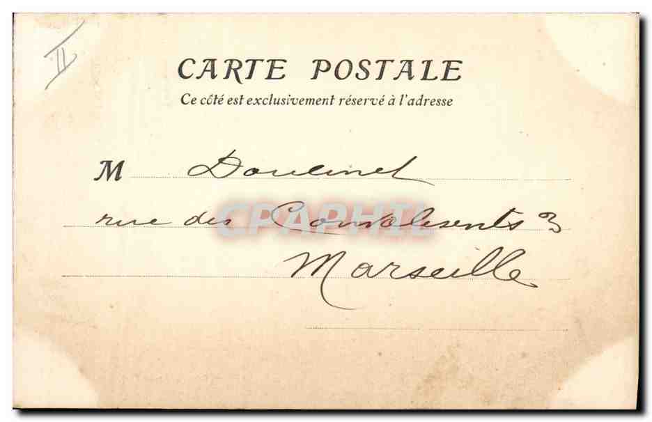 CPA CAnnes Le Phare et le Suquet Pecheurs Peche — Rückseite