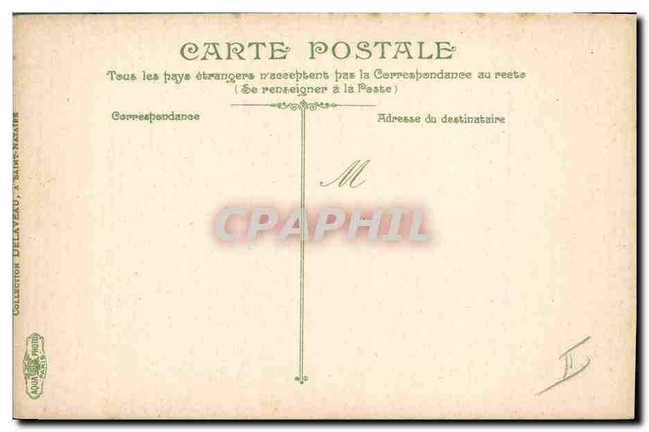 CPA Phare Les phares de la Loire Le Grand Charpentier — Rückseite