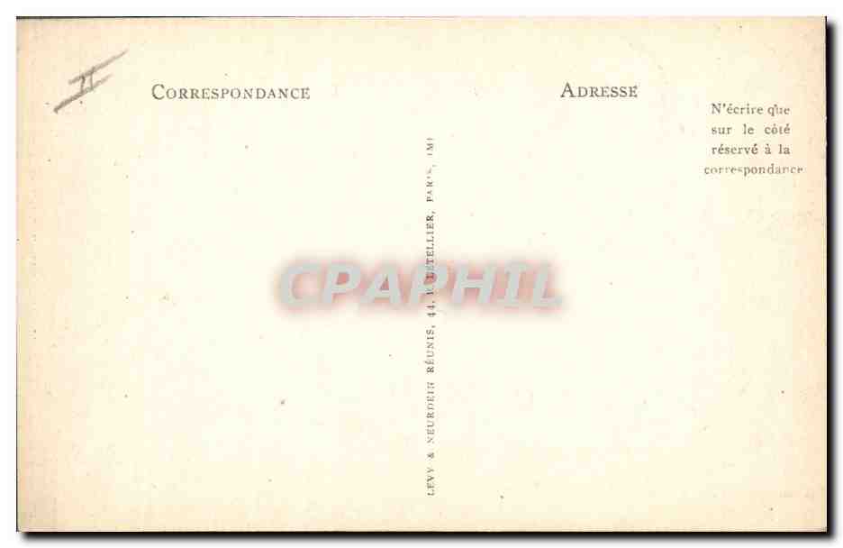 CPA Phare Bayonne La Barre de l'Adour — Rückseite