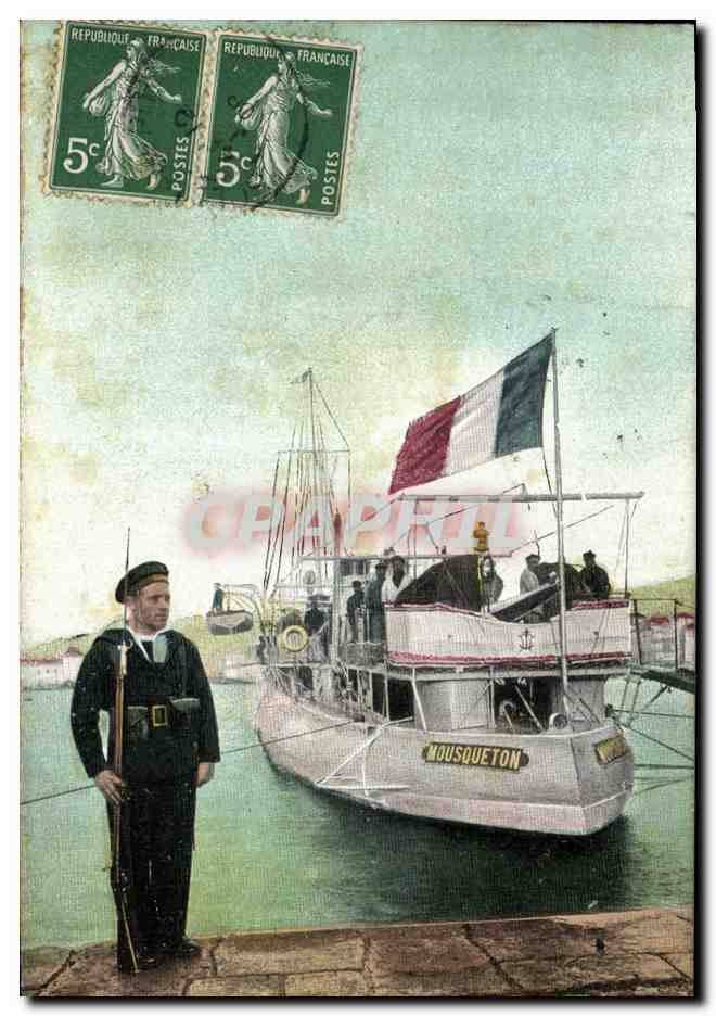 Bateau Moussqueton — Port — Éditeur inconnu, n° de série non visible