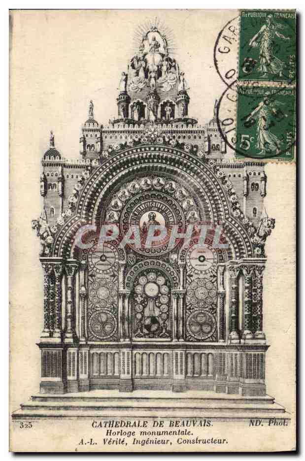 CPA Horloge monumentale Cathedrale de Beauvais 