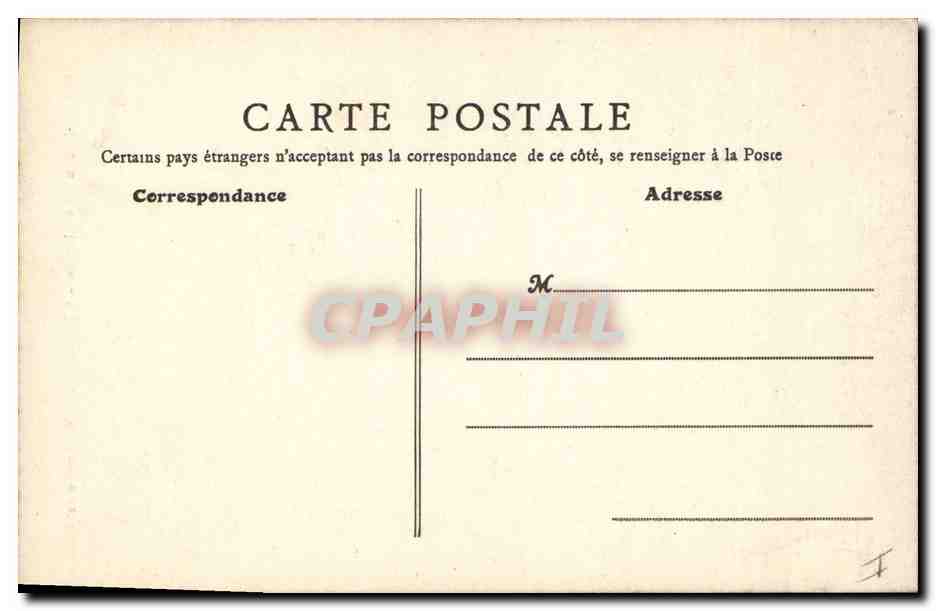 CPA Blois Le chateau Observatoire de Catherine de Medicis  — Verso