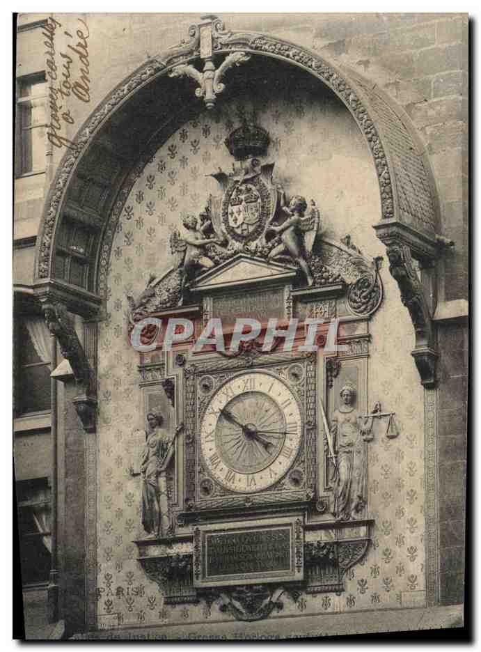 CPA Horloge Palais de justice Paris