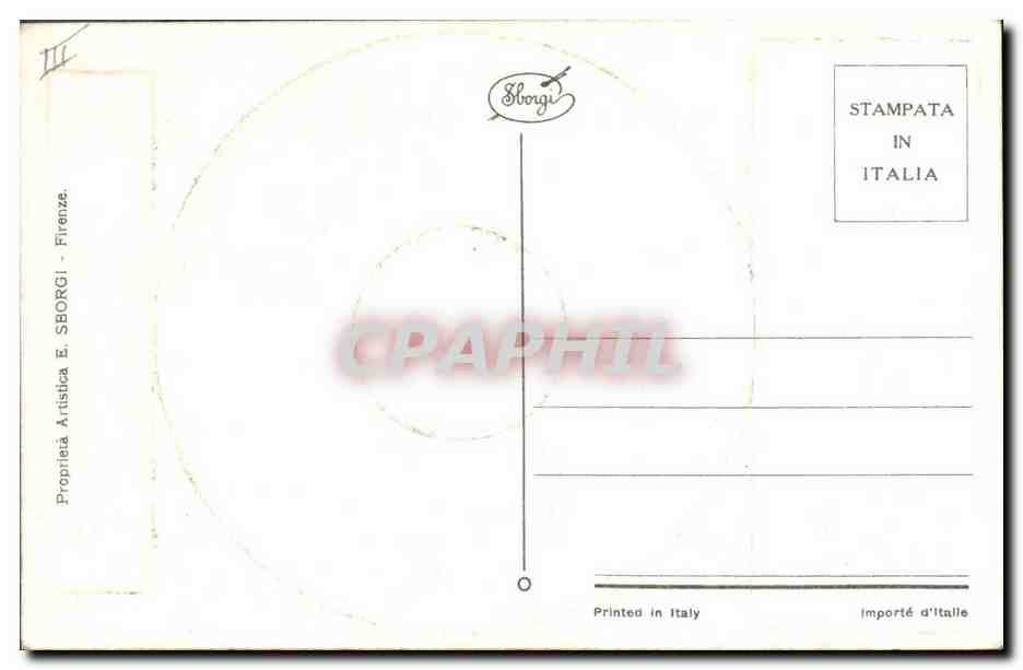 CPA Fantaisie Horloge  — Verso