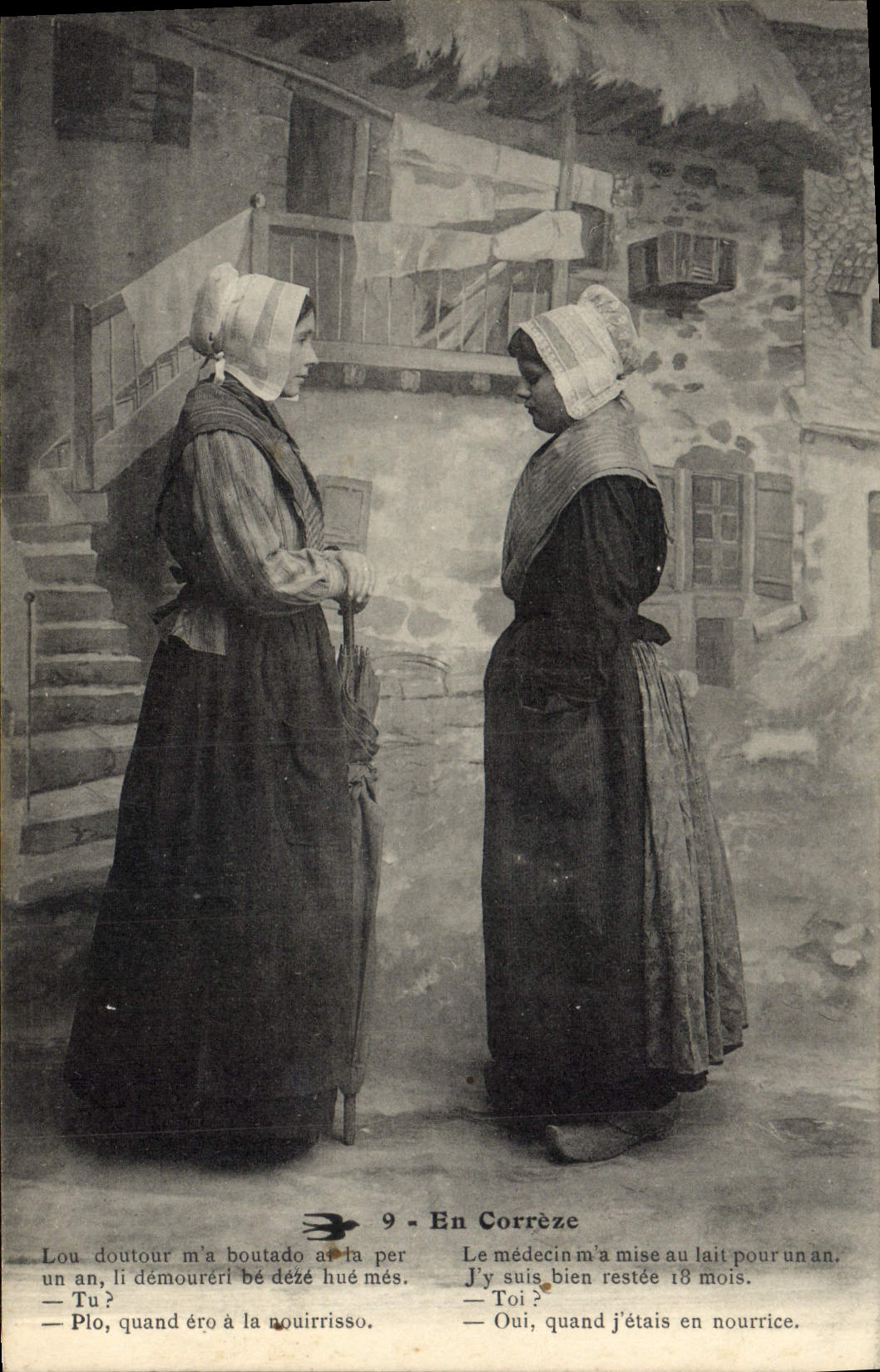 CPA Folklore En Correze