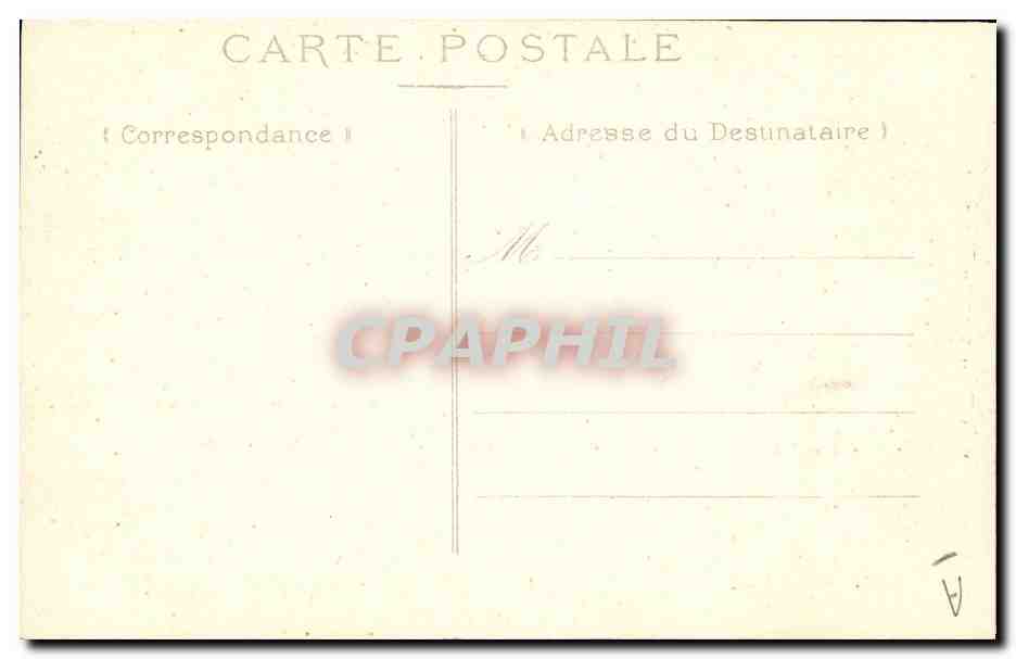 CPA Folklore Tourangelle  — Verso