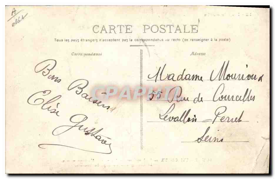 CPA Folklore Lou Debouerirodour Limousin  — Verso