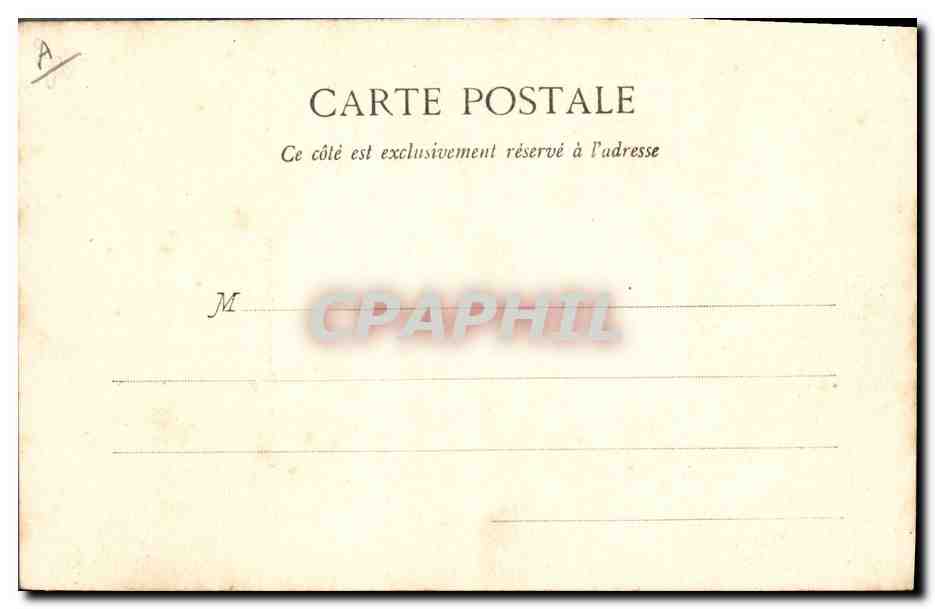 CPA Folklore Vieille paysanne Crausoise — Verso