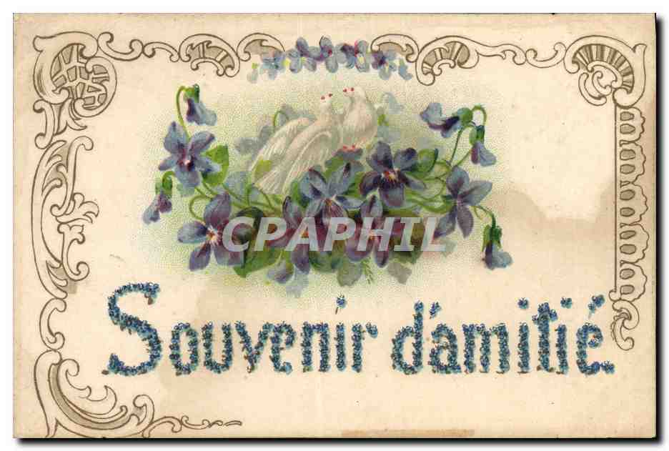 CPA Fantaisie Fleurs Colombes