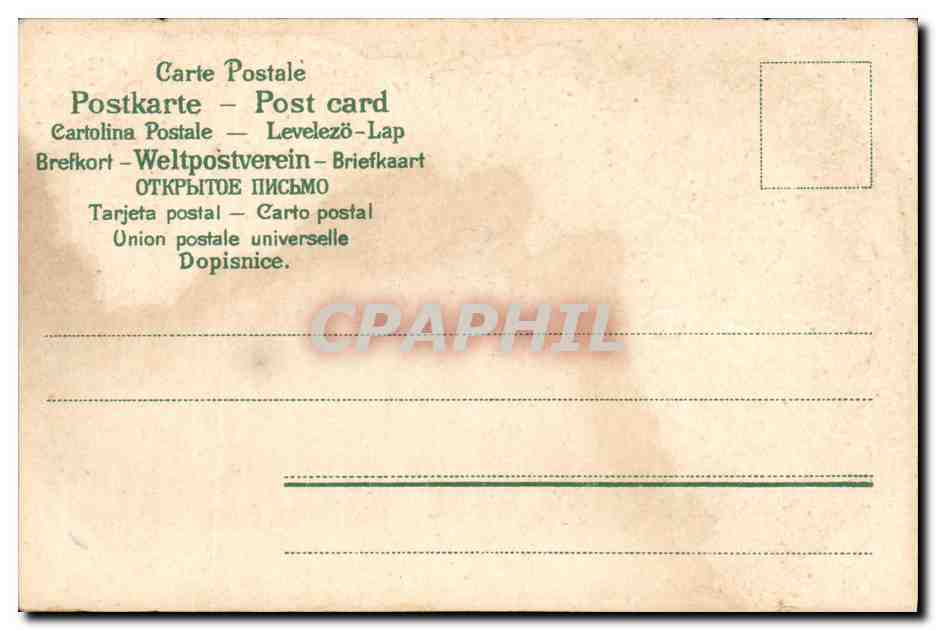 CPA Fantaisie Fleurs Colombes — Verso