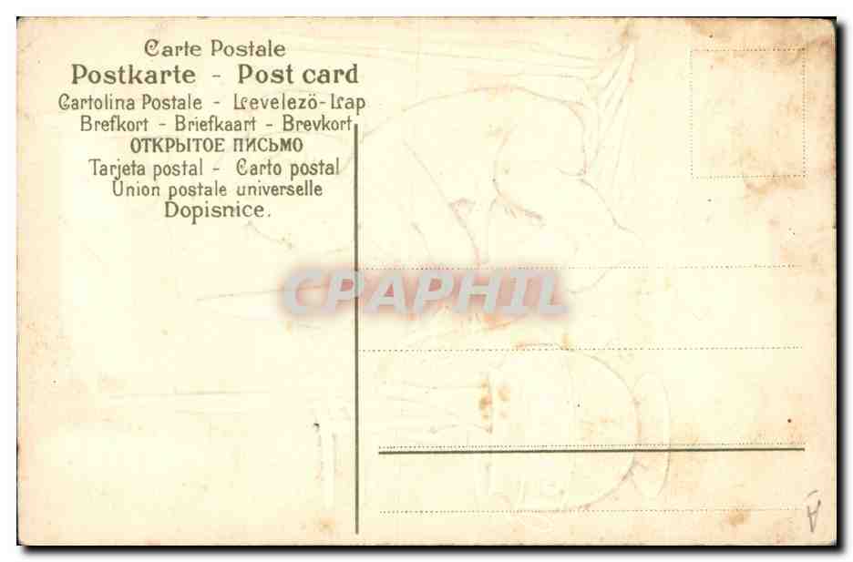 CPA Fantaisie Enfant  — Rückseite