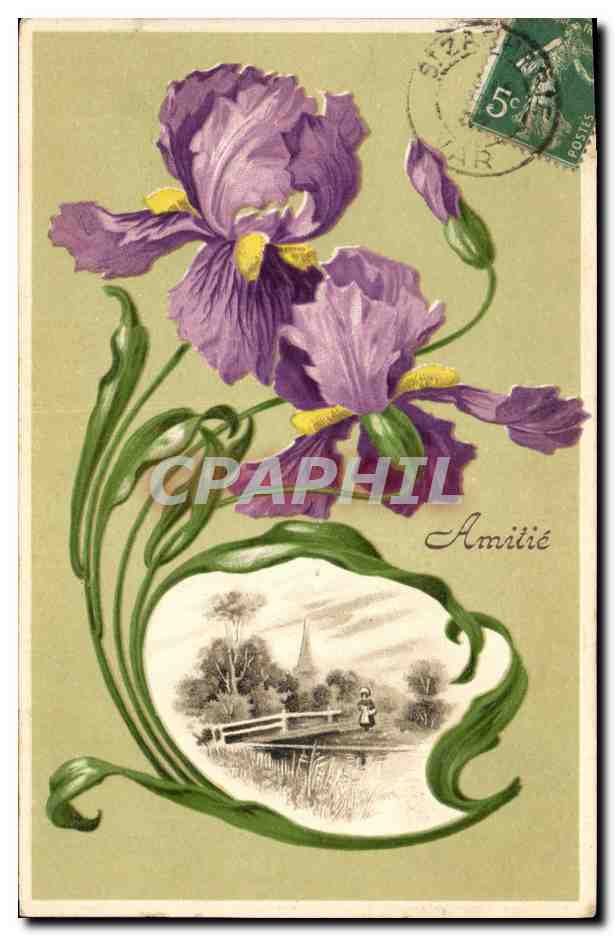 CPA Fantaisie Fleurs 