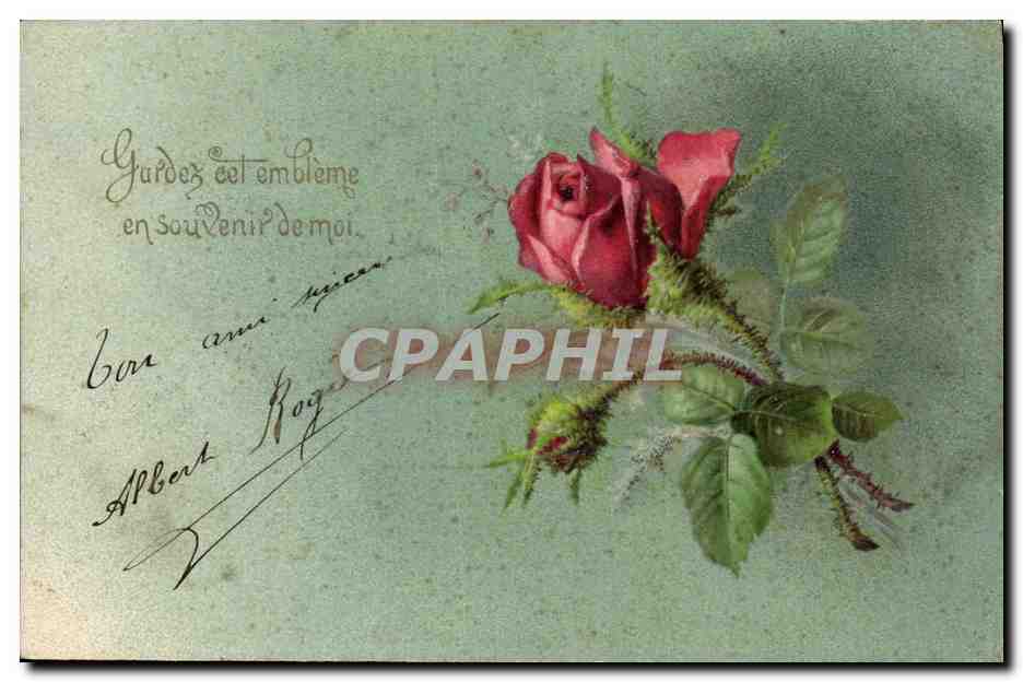 Rose — souvenir — K. F. Éditeurs, Paris, Série 1065