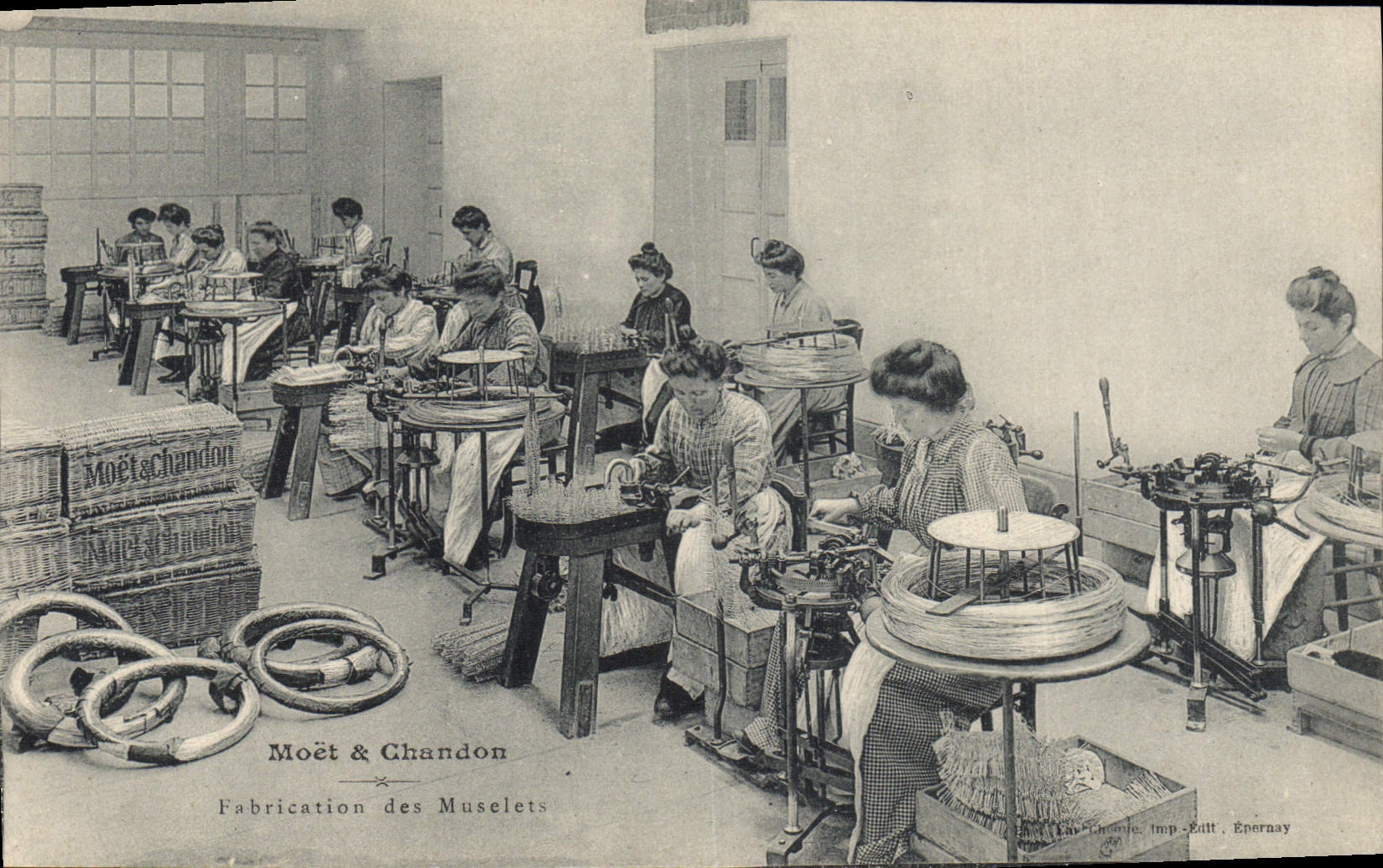 CPA Moet et Chandon Fabrication des Muselets