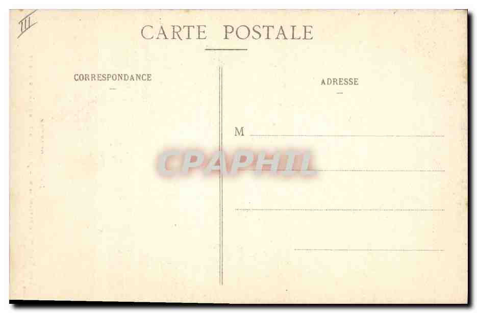 CPA La Champagne Dom Perignon — Rückseite