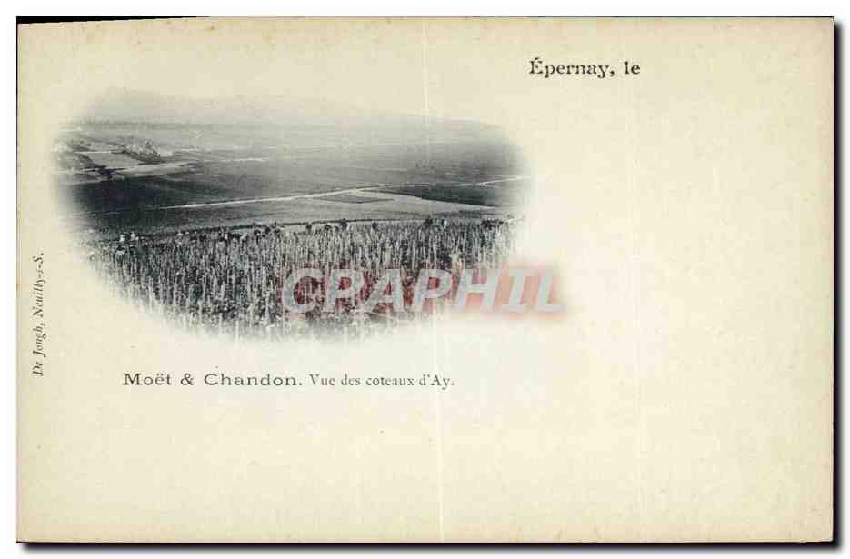 Épernay, le — Vue des coteaux d'Ay — De Jongh, Neuilly-S.