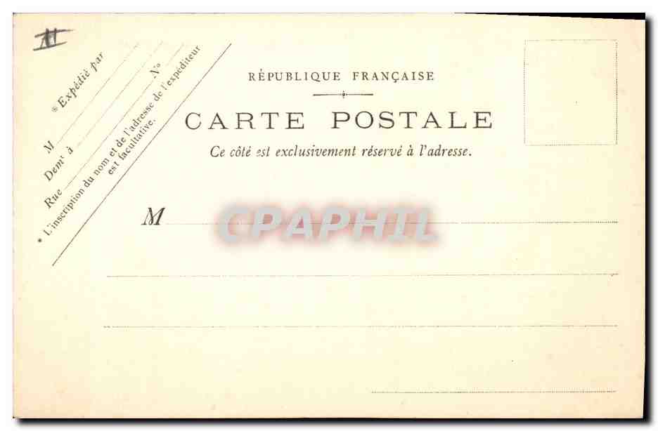 CPA Publicite Source Badoit — Verso