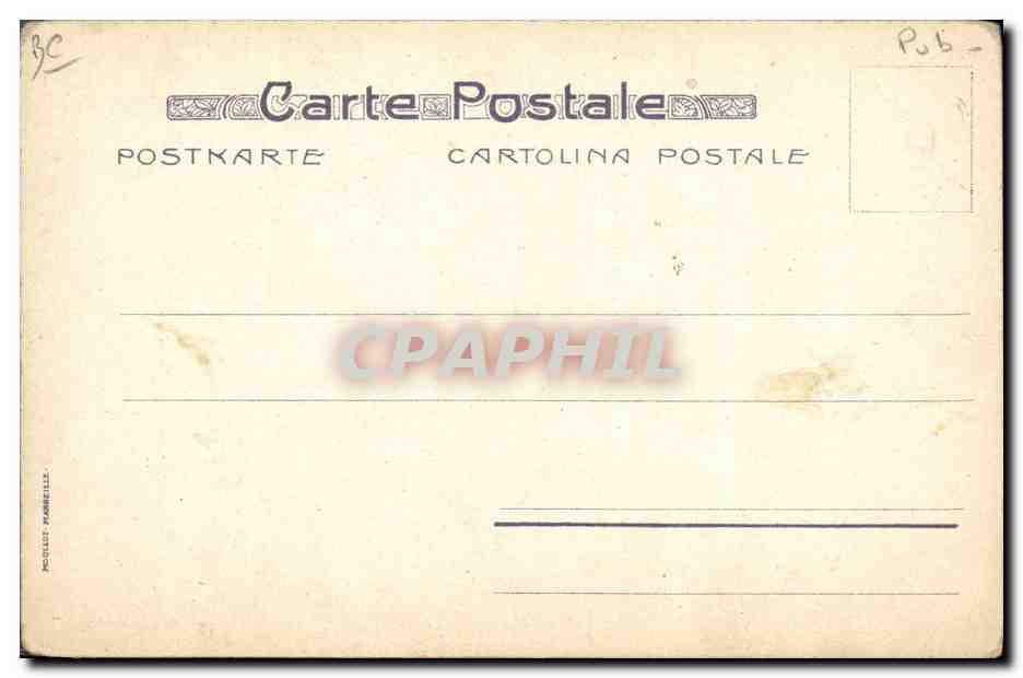 CPA Publicite Enfant Bebe Nestle — Verso