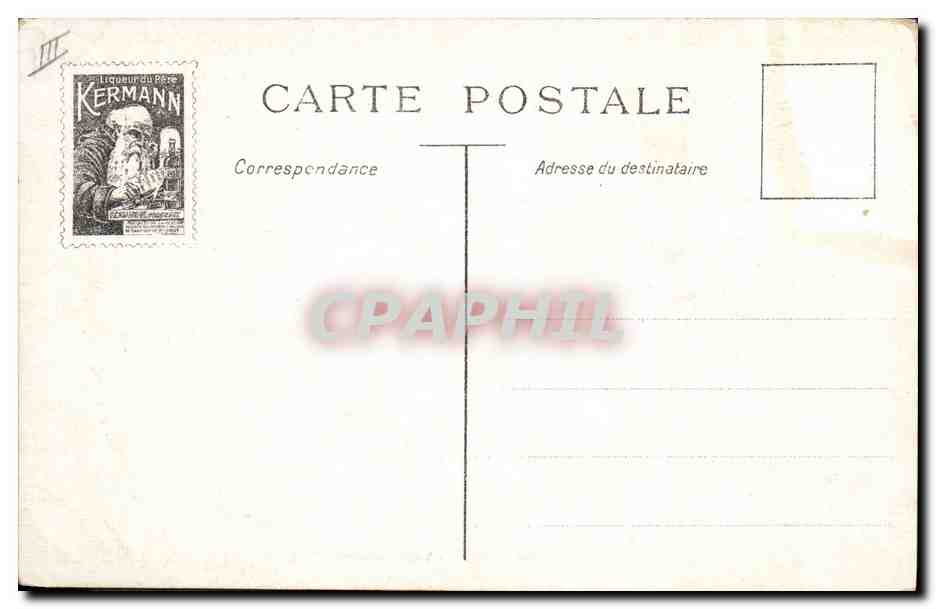CPA Publicite Mission Lenfant Lac Tchad Kermann — Verso