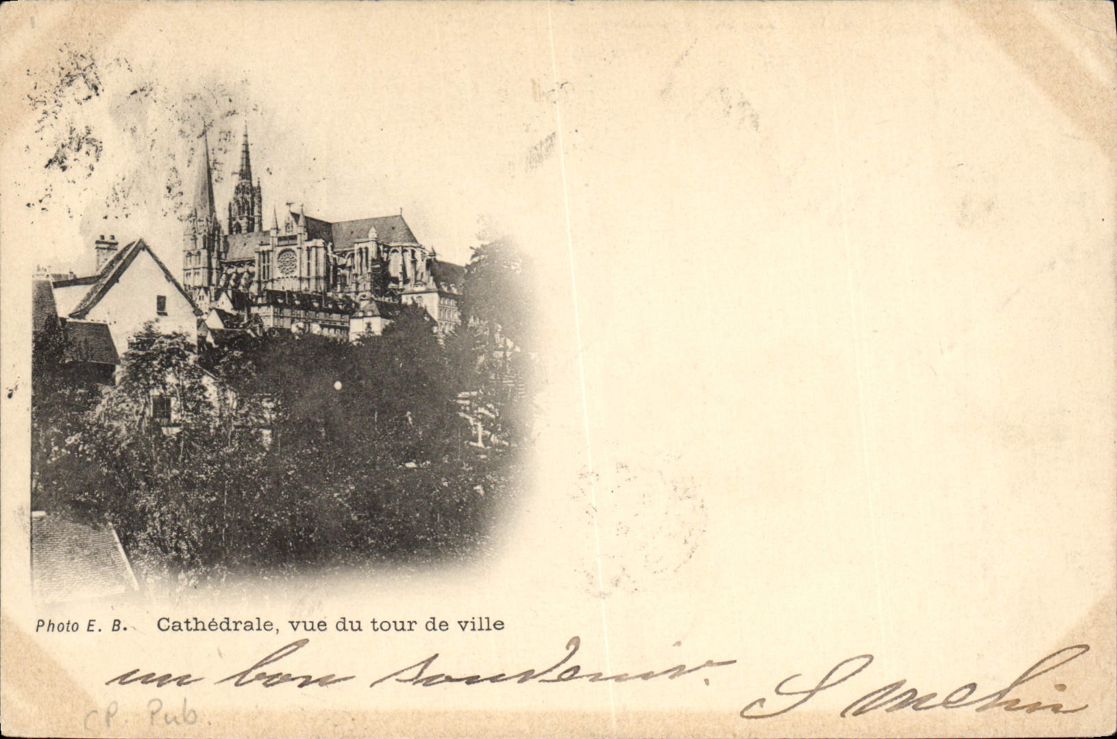CPA Publicite Cathedrale Javouhey Rue de la Tonnellerie Chartres