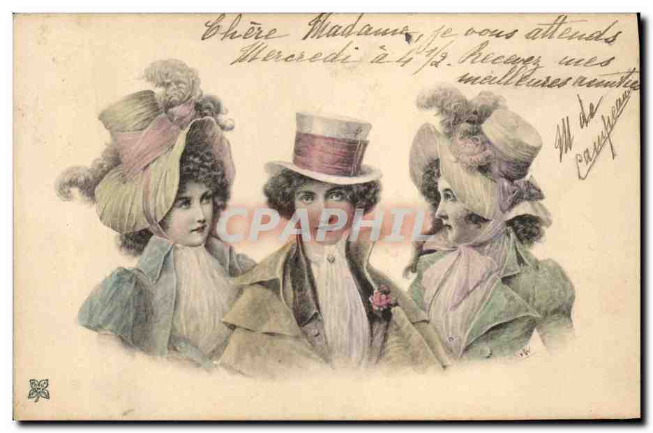 CPA Fantaisie Femmes