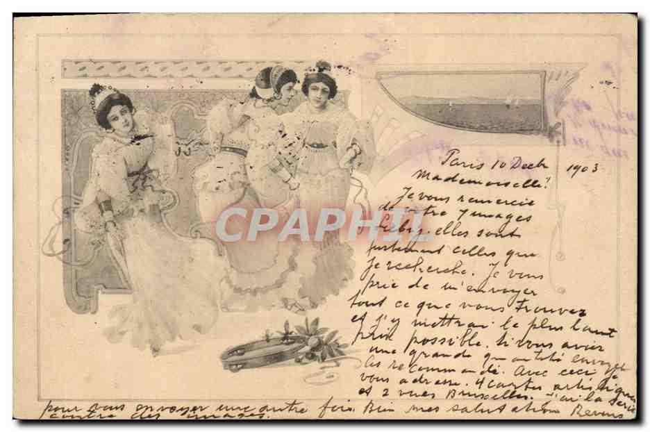 CPA Fantaisie Femmes