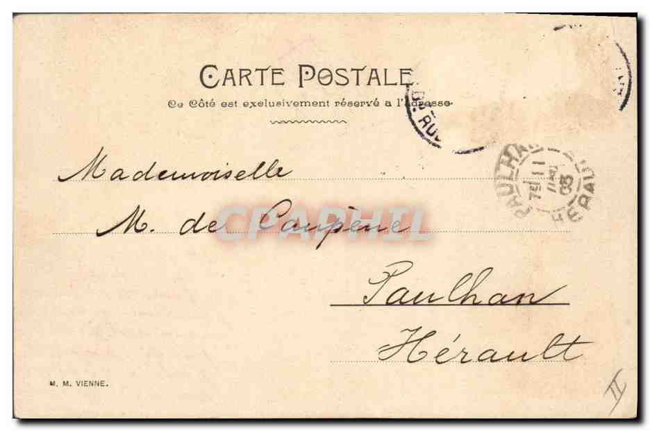 CPA Fantaisie Femmes — Verso