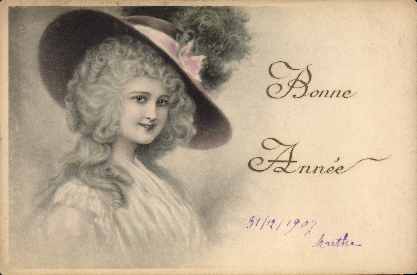 CPA Fantaisie Femme